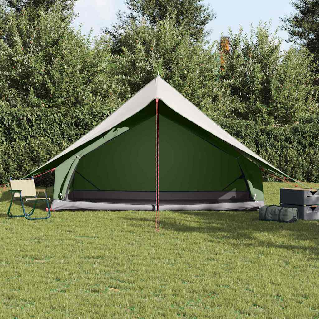 Tenda verde con tetto, 315 x 330 x 200 cm, poliestere