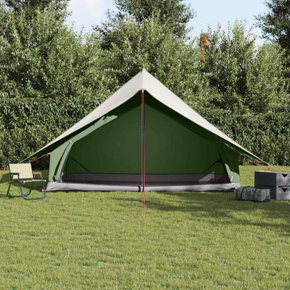 Tenda verde con tetto, 315 x 330 x 200 cm, poliestere