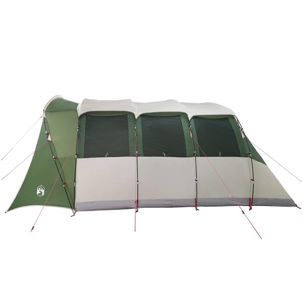 Tenda verde con tetto, 576 x 325 x 213 cm, poliestere