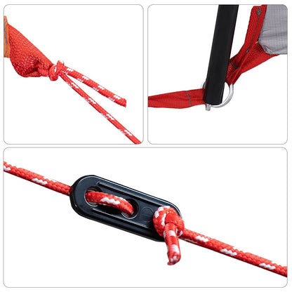 Tenda verde con tetto, 435 x 255 x 216 cm, poliestere