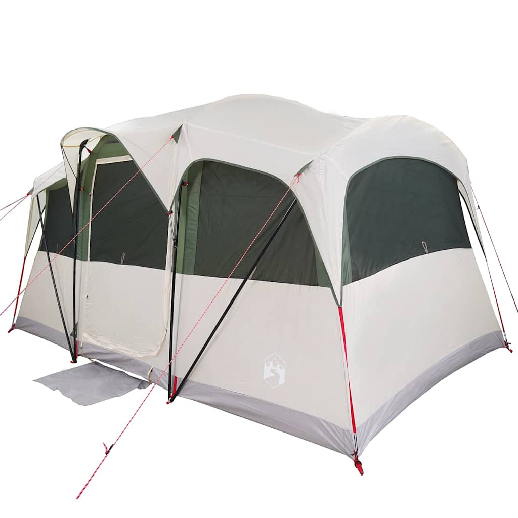 Tenda verde con tetto, 435 x 255 x 216 cm, poliestere