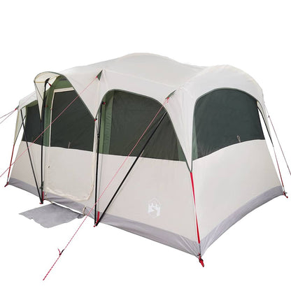 Tenda verde con tetto, 435 x 255 x 216 cm, poliestere