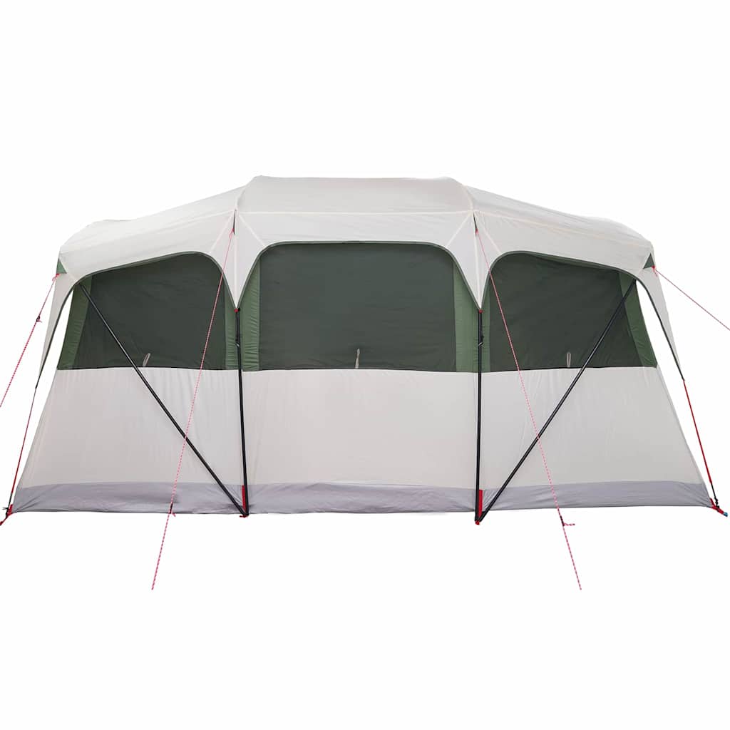 Tenda verde con tetto, 435 x 255 x 216 cm, poliestere