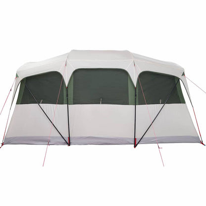 Tenda verde con tetto, 435 x 255 x 216 cm, poliestere