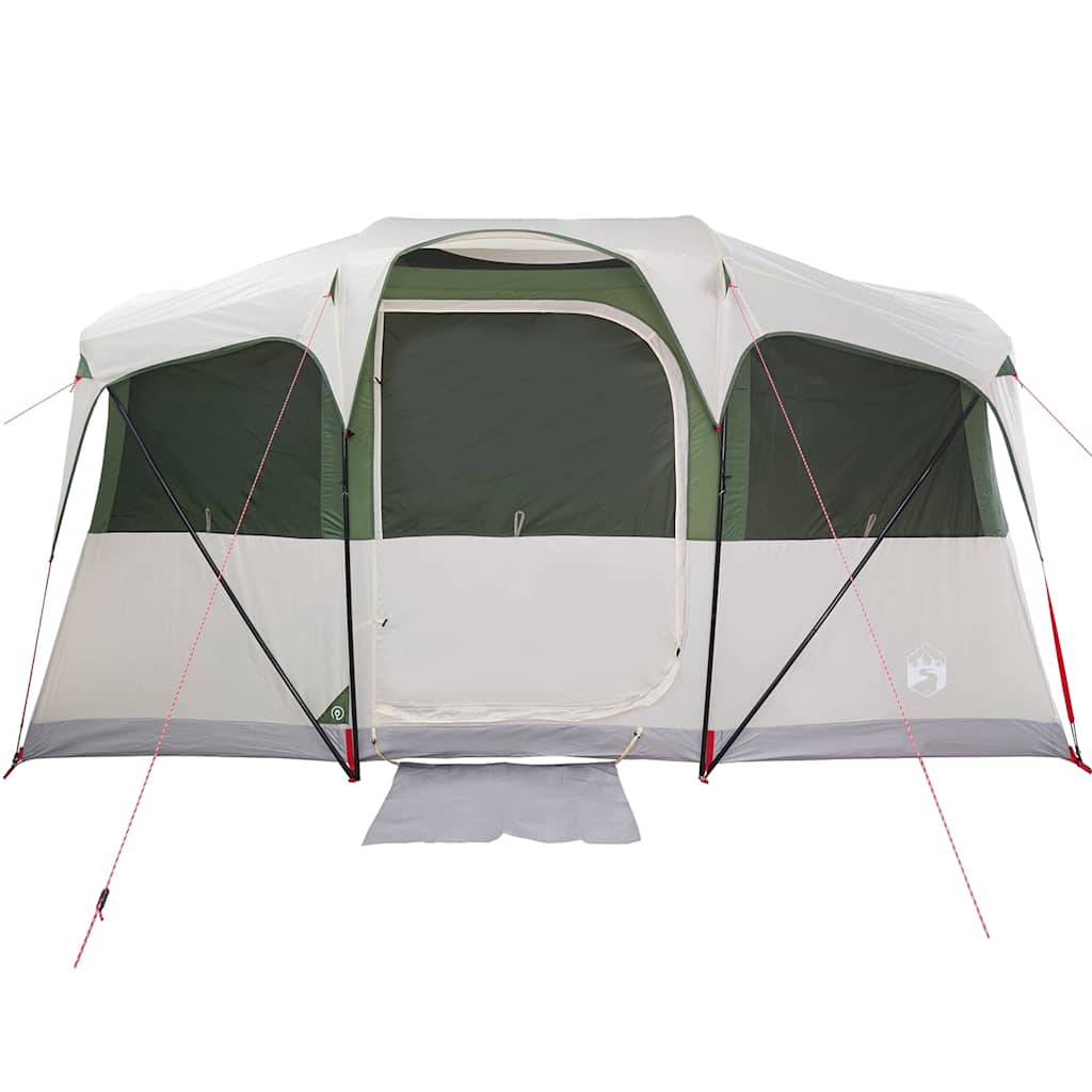 Tenda verde con tetto, 435 x 255 x 216 cm, poliestere