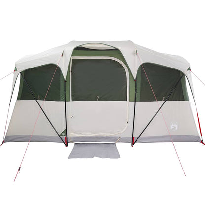 Tenda verde con tetto, 435 x 255 x 216 cm, poliestere