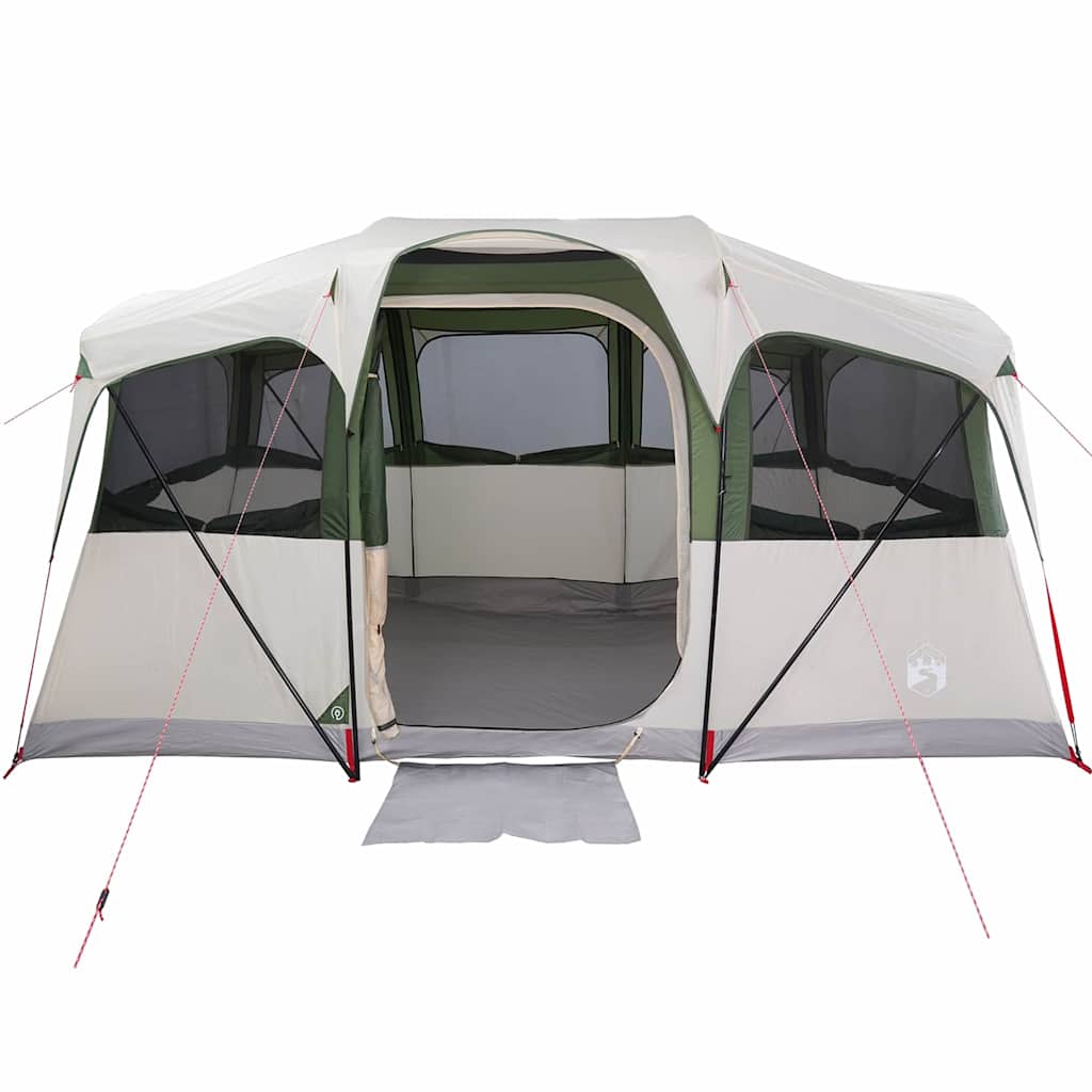 Tenda verde con tetto, 435 x 255 x 216 cm, poliestere