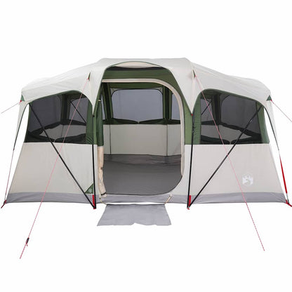 Tenda verde con tetto, 435 x 255 x 216 cm, poliestere