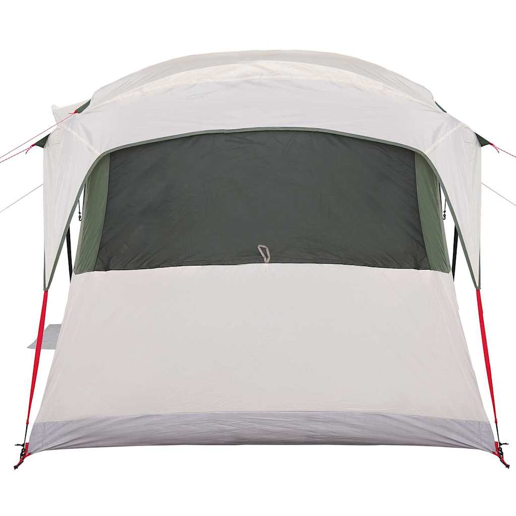 Tenda verde con tetto, 435 x 255 x 216 cm, poliestere
