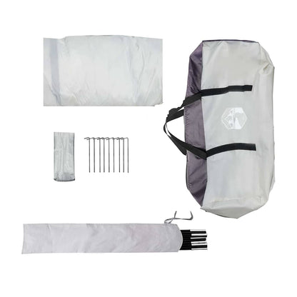 Zelte mit Dach Grau 320 x 320 x 218 cm Polyester