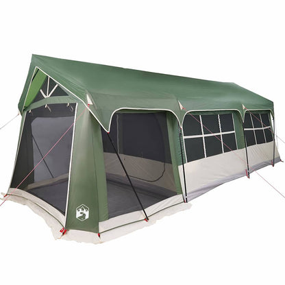 Tenda verde con tetto, 620 x 322 x 240 cm, poliestere