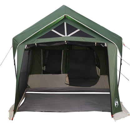 Tenda verde con tetto, 620 x 322 x 240 cm, poliestere