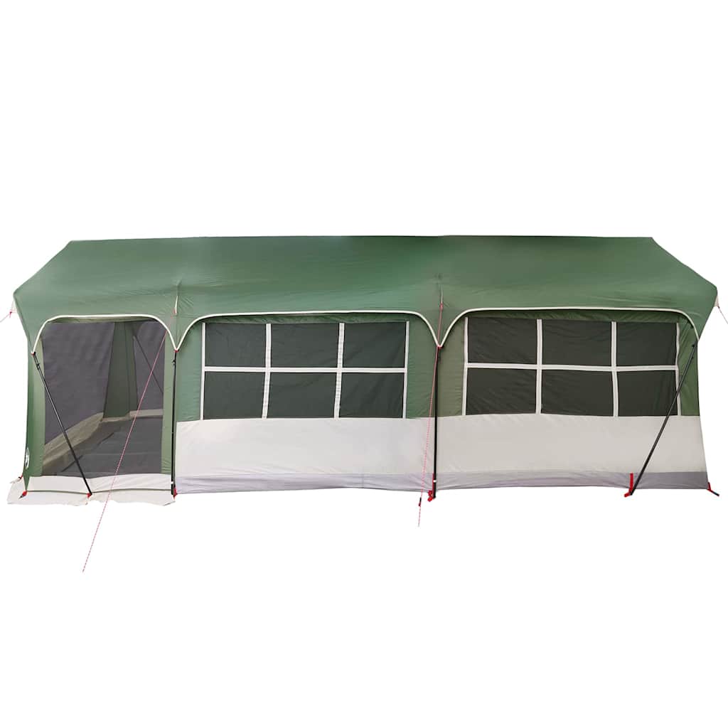 Tenda verde con tetto, 620 x 322 x 240 cm, poliestere