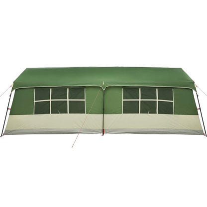 Tenda verde con tetto, 622 x 295 x 238 cm, poliestere