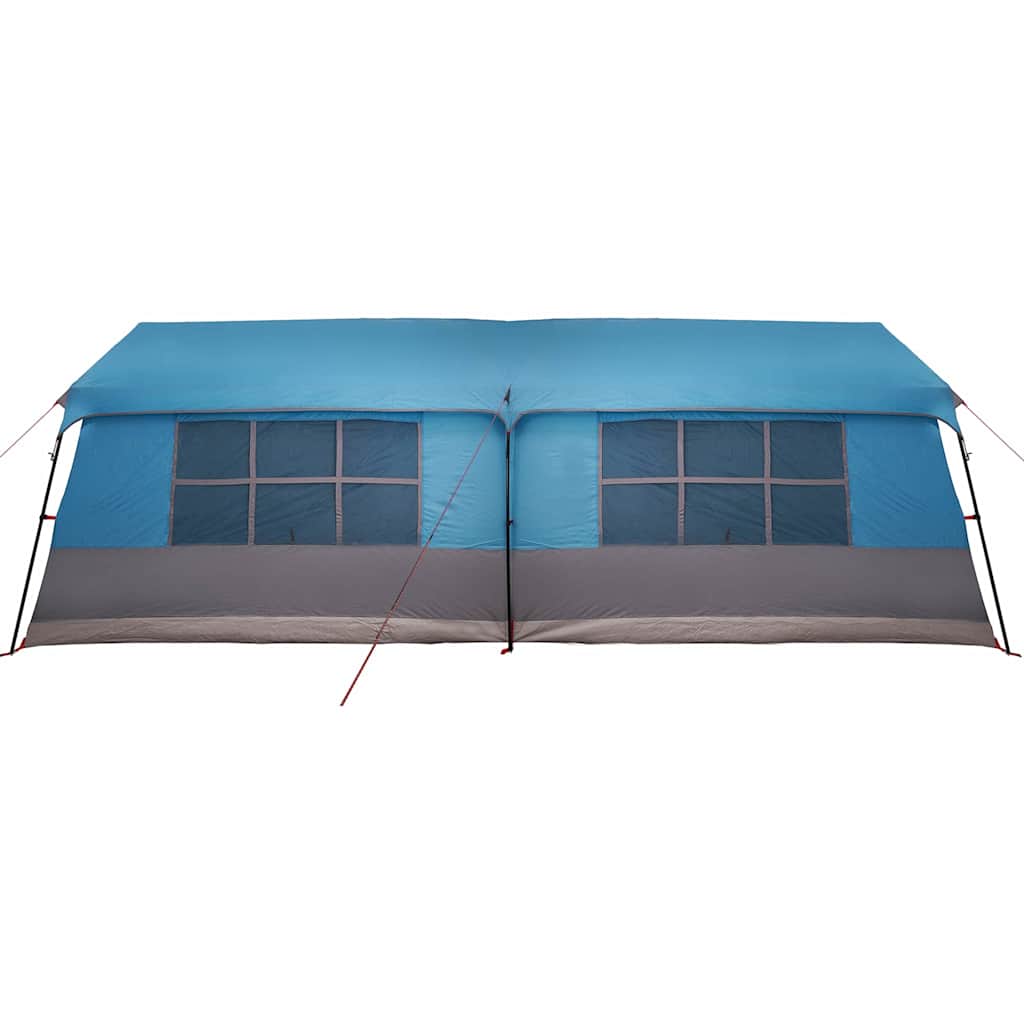 Tende con tetto, blu, 622 x 295 x 238 cm, poliestere