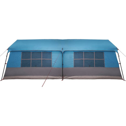 Tende con tetto, blu, 622 x 295 x 238 cm, poliestere