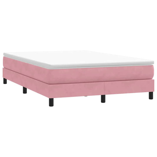 Boxspringbett ohne Matratze Rosa 160x210 cm Samt