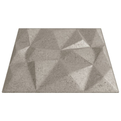 Wandpaneele 12 Stk. Beton 50x50 cm XPS 3 m² Diamant