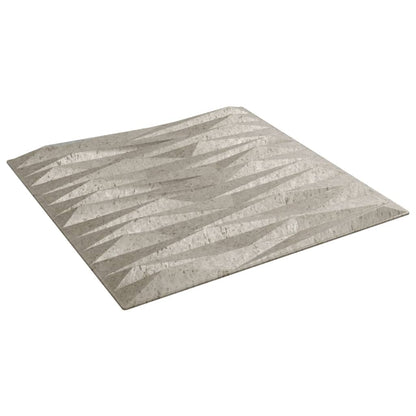 Wandpaneele 12 Stk. Beton 50x50 cm XPS 3 m² Stein