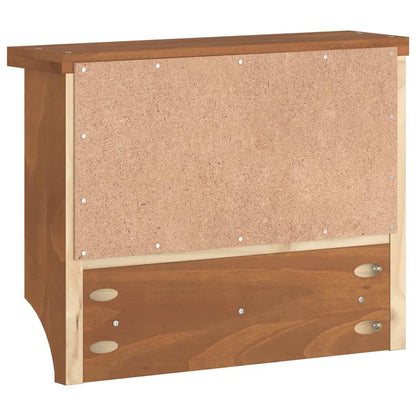 Wandgarderobe SANDNES 45x12x35 cm Massivholz Kiefer