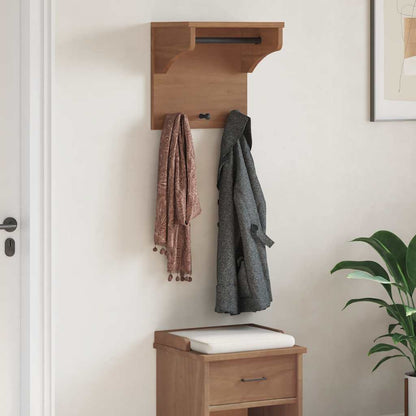 Wandgarderobe SANDNES 43x30x42 cm Massivholz Kiefer