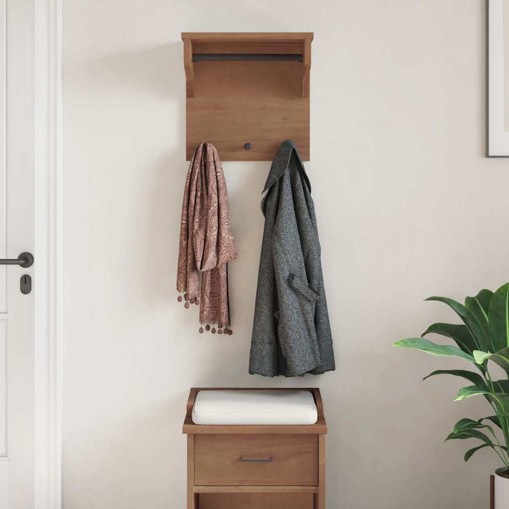 Wandgarderobe SANDNES 43x30x42 cm Massivholz Kiefer