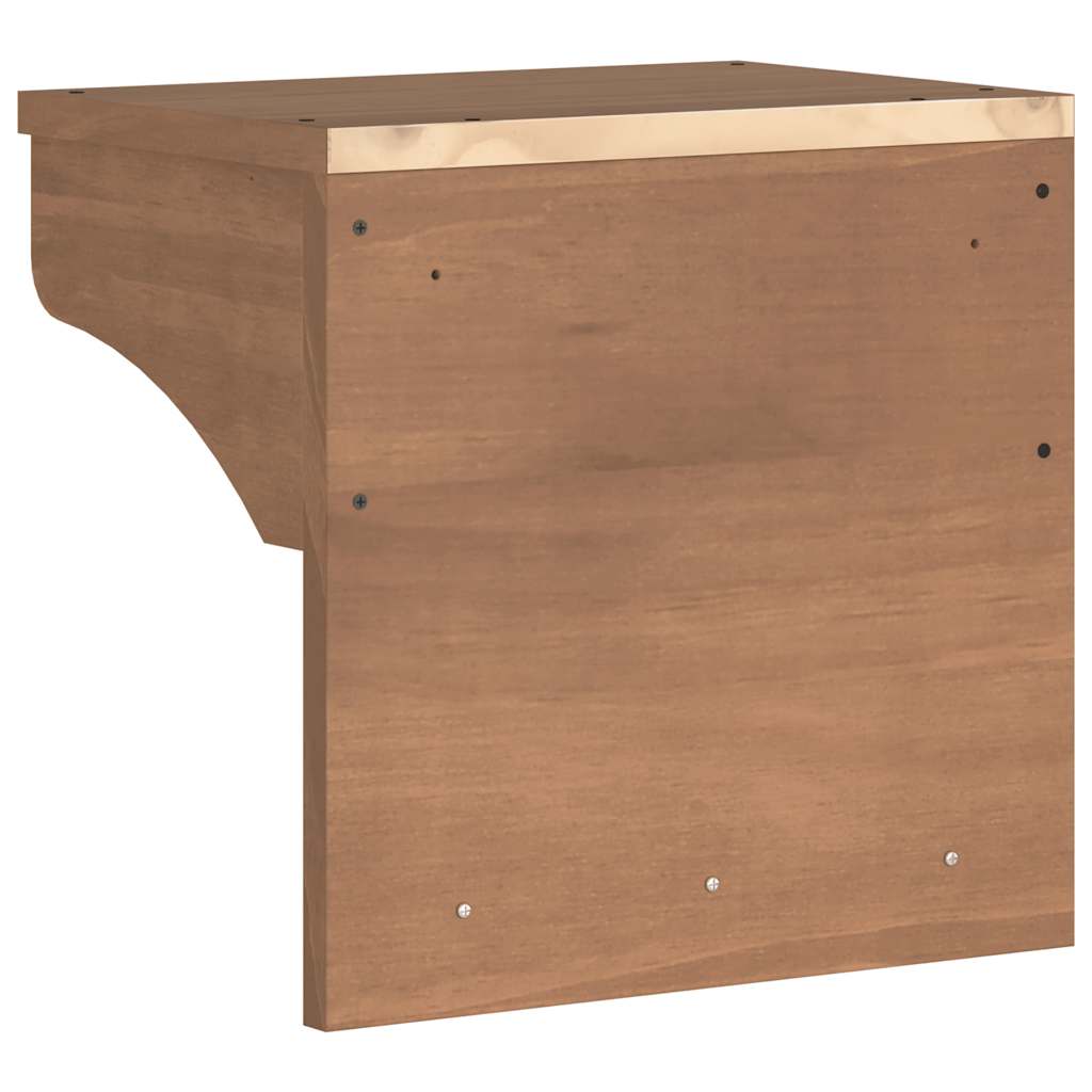 Wandgarderobe SANDNES 43x30x42 cm Massivholz Kiefer