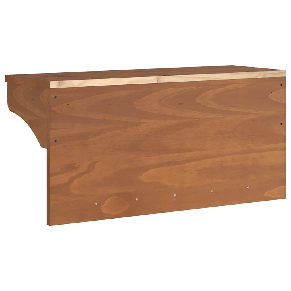 Wandgarderobe SANDNES 87x30x42 cm Massivholz Kiefer