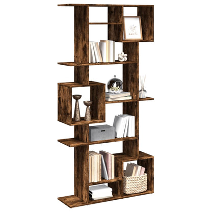 Bücherregal Räuchereiche 92x29x188 cm Holzwerkstoff