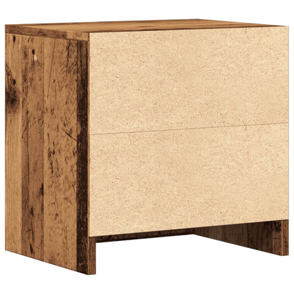 Nachttisch Altholz-Optik 40x30x40 cm Holzwerkstoff