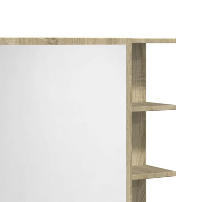 Bad-Spiegelschrank Sonoma-Eiche 62,5x20,5x64 cm Holzwerkstoff