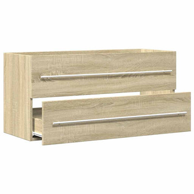 Waschbeckenunterschrank Sonoma-Eiche 100x38,5x48 cm