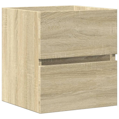 Waschbeckenunterschrank Sonoma-Eiche 41x38,5x45cm Holzwerkstoff