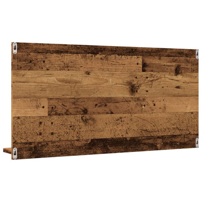 Badspiegel mit Ablagen Altholz-Optik 90x11x45 cm Holzwerkstoff