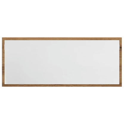 LED-Badspiegel Artisan-Eiche 100x8,5x37 cm Holzwerkstoff