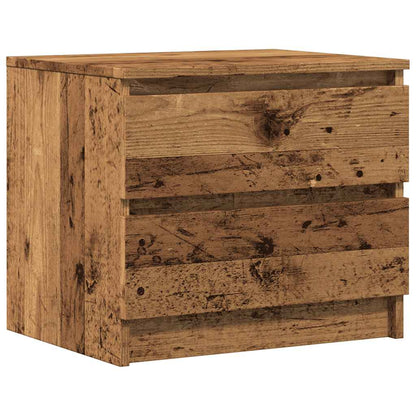 Nachttisch Altholz-Optik 50x40x43,5 cm Holzwerkstoff