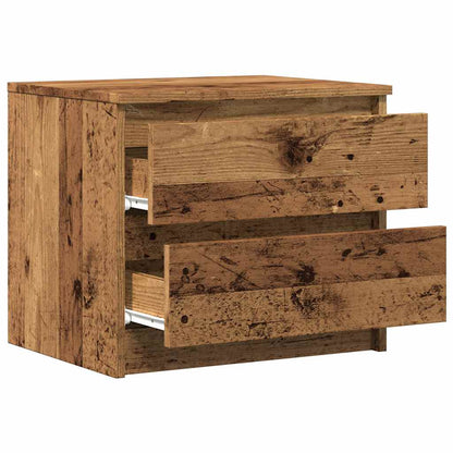 Nachttisch Altholz-Optik 50x40x43,5 cm Holzwerkstoff