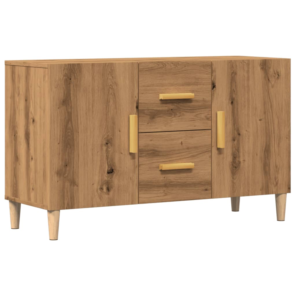 Sideboard Artisan-Eiche 100x36x60 cm Holzwerkstoff