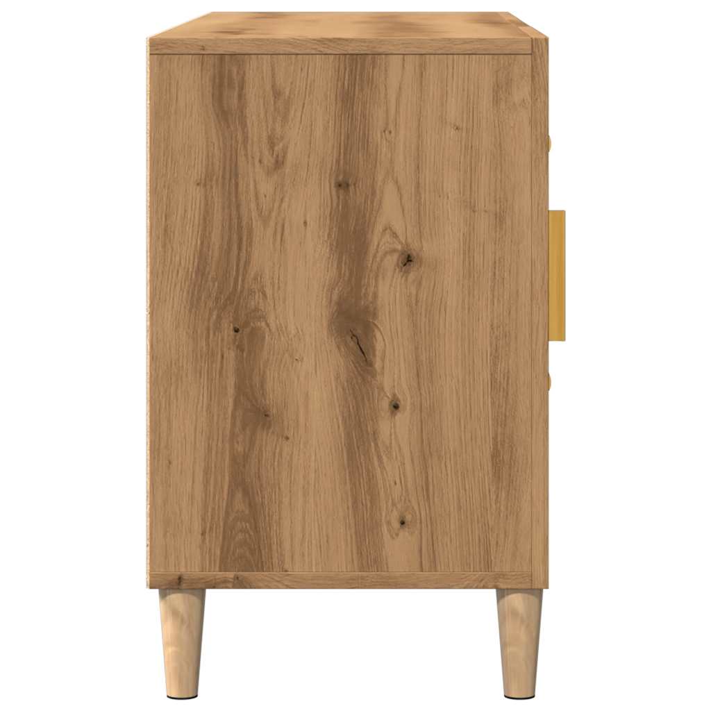 Sideboard Artisan-Eiche 100x36x60 cm Holzwerkstoff