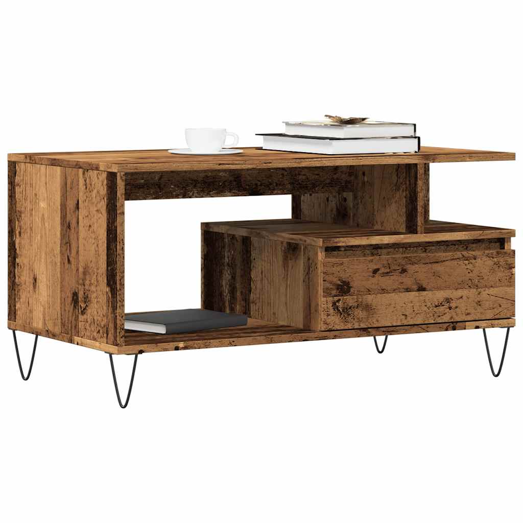 Couchtisch Altholz-Optik 90x49x45 cm Holzwerkstoff