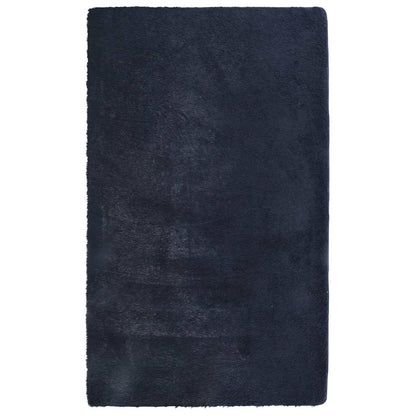 Teppich Shaggy Hochflor NAVARRA Marineblau 60x100 cm Polyester