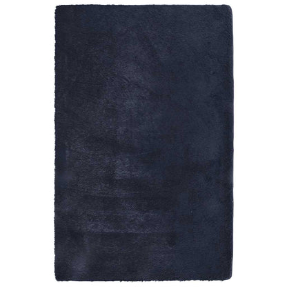 Teppich Shaggy Hochflor NAVARRA Marineblau 130x200 cm Polyester