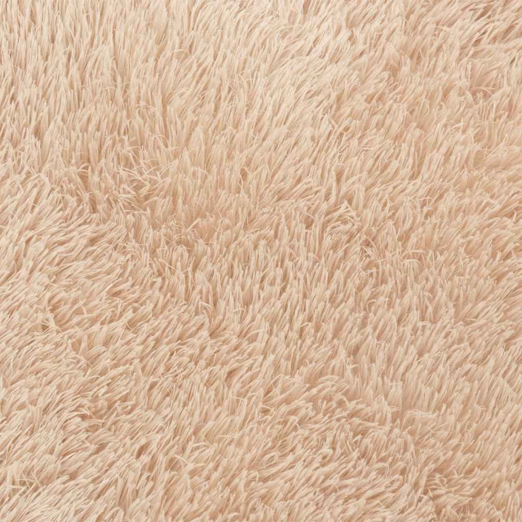 Teppich Shaggy Hochflor NAVARRA Beige 160x230 cm Polyester