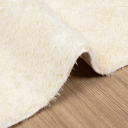 Teppich Shaggy Hochflor NAVARRA Creme 160x230 cm Polyester