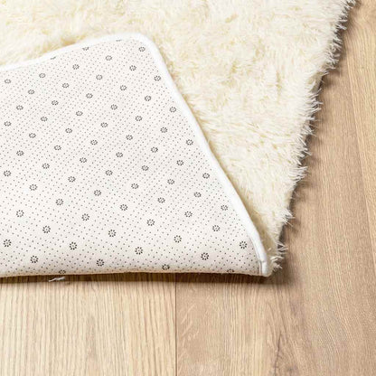 Teppich Shaggy Hochflor NAVARRA Creme 160x230 cm Polyester