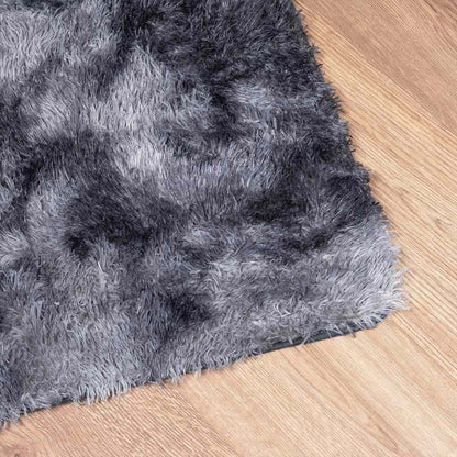 Teppich Shaggy Hochflor NAVARRA Dunkelgrau 160x230 cm Polyester