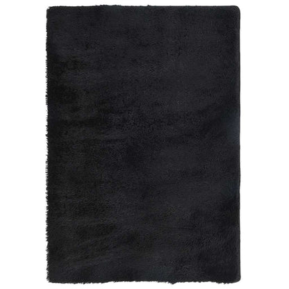 Teppich Shaggy Hochflor NAVARRA Schwarz 200x290 cm Polyester
