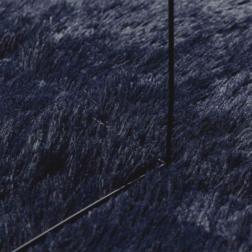 Teppich Shaggy Hochflor NAVARRA Marineblau 200x290 cm Polyester