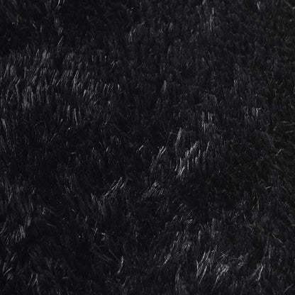 Teppich Shaggy Hochflor NAVARRA Schwarz 240x340 cm Polyester