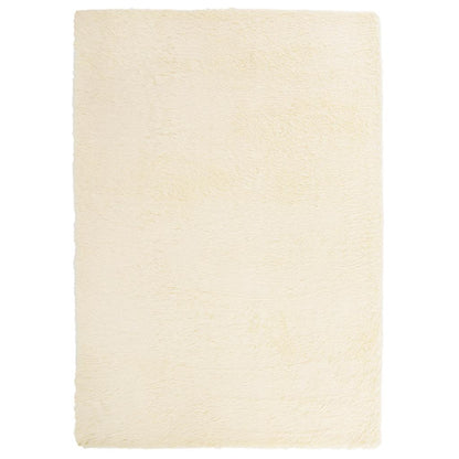 Teppich Shaggy Hochflor NAVARRA Creme 240x340 cm Polyester